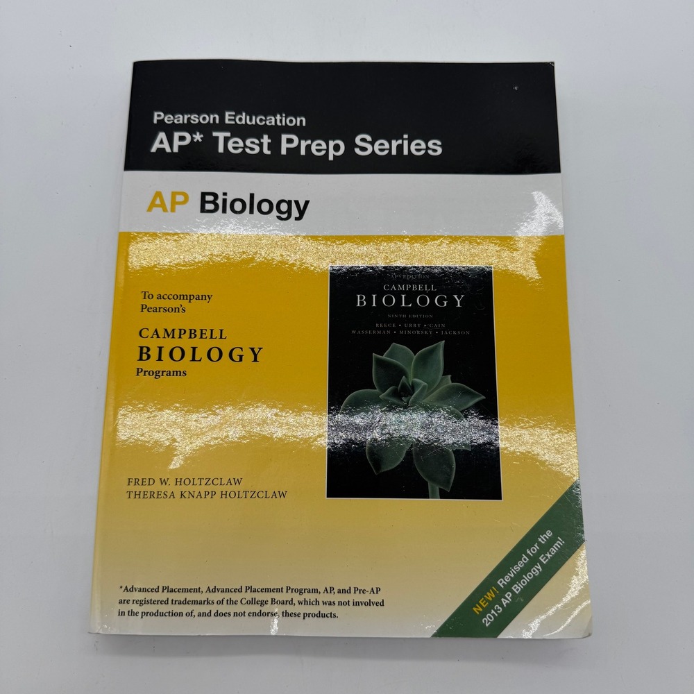 Pearson AP Biology Test Prep Campbell Biology Holtzclaw Paperback 2013